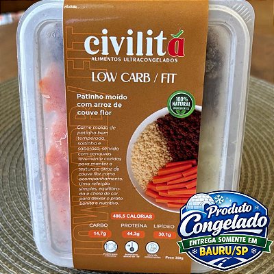 CIVILITÁ - MARMITA LOW CARB PATINHO MOIDO