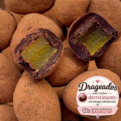 GRANEL - DRAGEADO DE DAMASCO 70% ZERO AÇÚCAR ( 100 g )