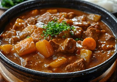 Carne com batatas ao molho (150g)