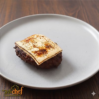 Hambúrguer com Queijo Coalho (150g) | Embalagem a vácuo