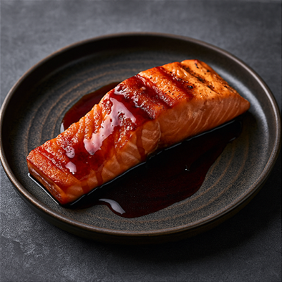 Salmão com Molho Teriyaki (120g)