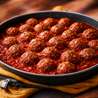 Almôndegas de carne ao Sugo | Porção Família 750g