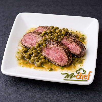 Rosbife de Filé Mignon ao molho de Alcaparras (150g) | Embalado a vácuo