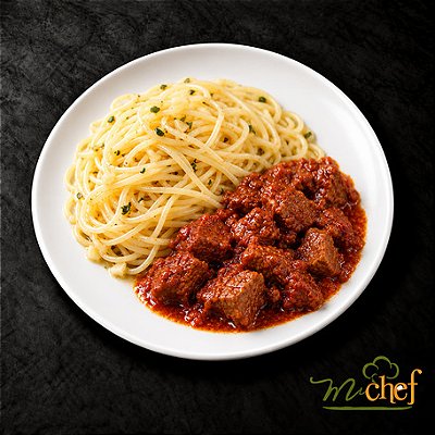 Goulash + Espaguete ao Alho e Óleo (350g) | Embalado a Vácuo