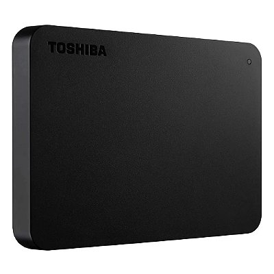 HD Externo Toshiba 1TB Canvio Basics Preto - HDTB410XK3AA I