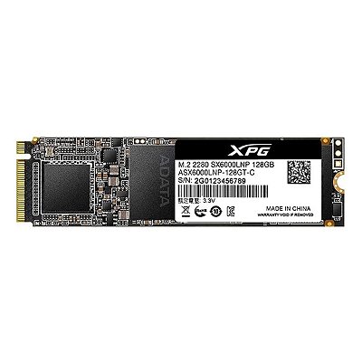 SSD Adata XPG SX6000 128GB M.2 PCIe NVMe ASX6000LNP128GTI