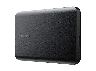 HD Externo Toshiba 1TB Canvio Basics Preto - HDTB510XK3AAI