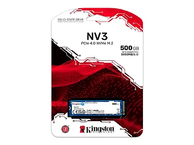 SSD Kingston NV3 500GB M.2 2280 PCIe NVMe - SNV3S/500G