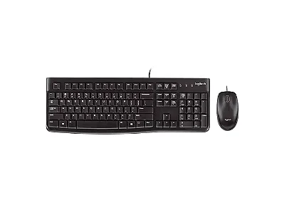 Kit Teclado e Mouse Logitech MK120 Preto USB - 920-004429