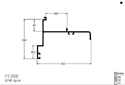 FC-226-  pingadeira para max-ar 4,50 kg barra 6,00 ml fachada pv2