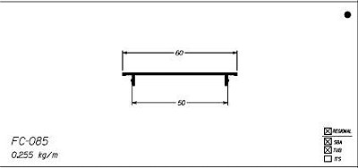 FC-085 click para fc-245 1,53 kg barra 6,00 ml fachada pv2