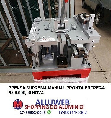 PRENSA(ESTAMPO) SUP. 25 A 90 MANUAL PRONTA ENTREGA