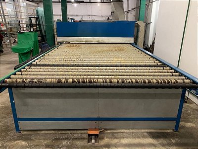 FORNO DE TEMPERA DE VIDROS SGLASS 2007 BOCA 2300 X 3600 USADO