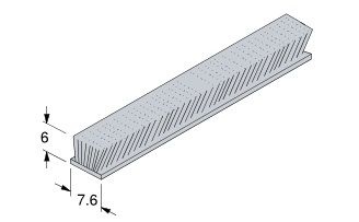 FIT-246-ESCOVA DE VEDACAO 7,5 X 6,3 (ROLO 50MTS)