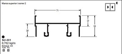 SU-001(ALS-001) -4,58 KG BARRA 6,00 ML LS