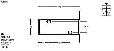 SU-009(ALS-009) 5,45 KG BARRA 6,00 ML LS