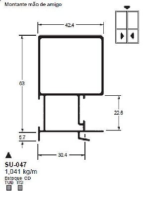 SU-047(ALS-047) 4,78 KG BARRA 6,00 ML LS