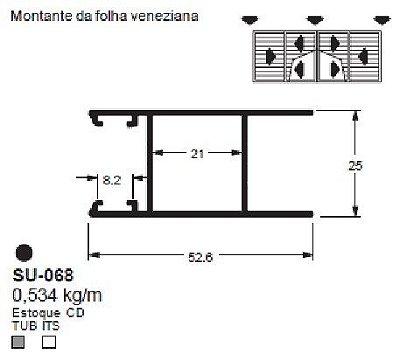 SU-068(ALS-068) 3,20 KG BARRA 6,00 ML LS