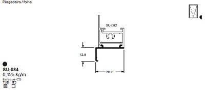 SU-084(ALS-084) 0,750 KG BARRA 6,00 ML LS