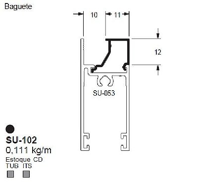 SU-102(ALS-102) 0,666 KG BARRA 6,00 ML LS