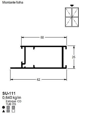 SU-111(ALS-111) 3,84 KG BARRA 6,00 ML LS