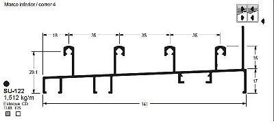 SU-122(ALS-122) 9,07 KG BARRA 6,00 ML LS