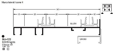 SU-123(ALS-123) 5,51 KG BARRA 6,00 ML LS