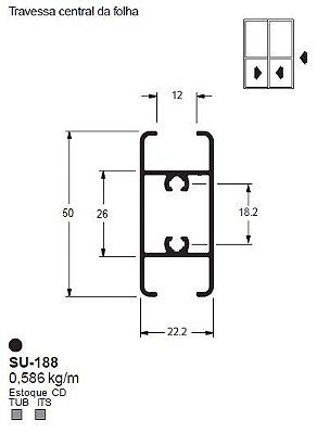 SU-188(ALS-188) 3,51 KG BARRA 6,00 ML LS