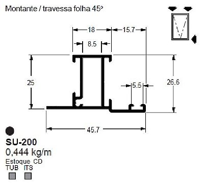 SU-200(ALS-200) 2,66 KG BARRA 6,00 ML LS