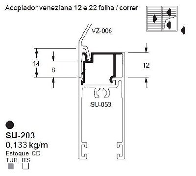 SU-203(ALS-203) 0,798 KG BARRA 6,00 ML LS