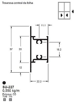 SU-227(ALS-227) 3,30 KG BARRA 6,00 ML LS