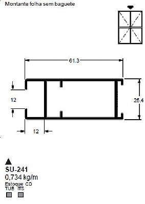 SU-241(ALS-241) 4,40 KG BARRA 6,00 ML LS