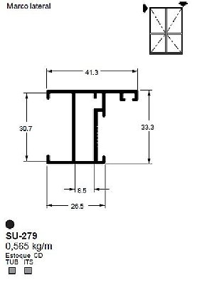 SU-279(ALS-279) 3,39 KG BARRA 6,00 ML LS