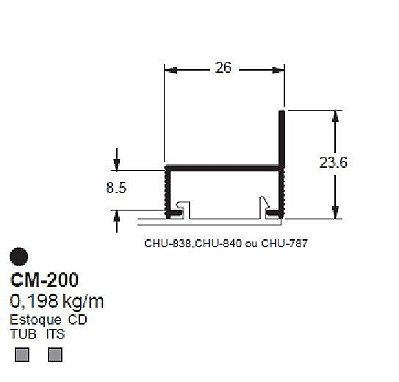 CM-200- 1,19 KG NA BARRA COR NATURAL 6,00 ML