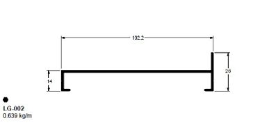 LG-002(32-002) 3,84 KG BARRA 6,00 ML LG