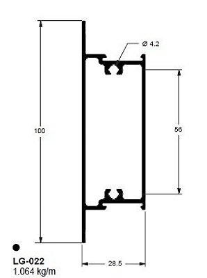 LG-022 (32-022) 6,40 KG BARRA 6,00 ML LG
