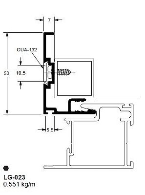 LG-023 (32-023)  3,30 KG BARRA 6,00 ML LG