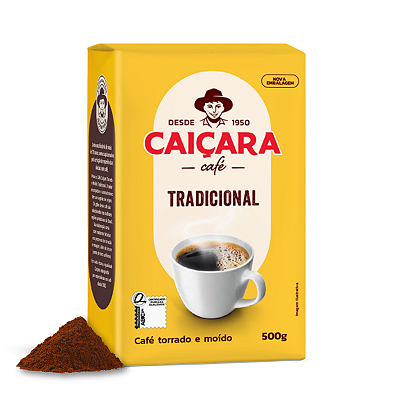 Café Caiçara Tradicional em pó - 500g (Vácuo)