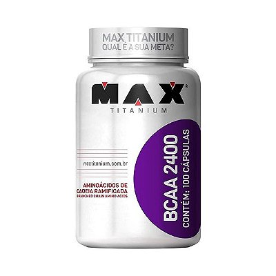 BCAA 2400 100 Cáps. - Max Titanium