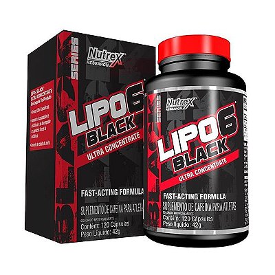 Termogênico Lipo 6 Black Ultra Contrentrado 120 Capsulas - Nutrex