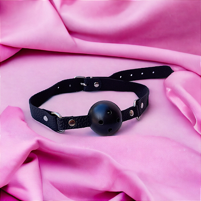 Mordaça Erótica em Couro Sintético