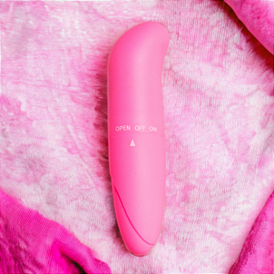 Vibrador Ponto G Aveludado + 1 Pilha AA