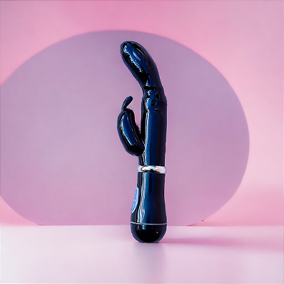 Vibrador Rabbit 12 Vibrações Silicone Recarregável USB