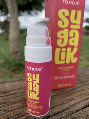 Sugalik Gel Sugador Líquido Sabor Frutas Vermelhas 15g