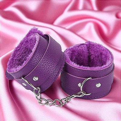 Algema Couro e Pelúcia