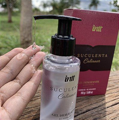 Suculenta Gel Deslizante Lubricante Intt Sabor Merengue 110g - Efeito Glide