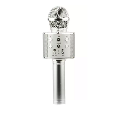 Microfone Karaoke Toyng prata