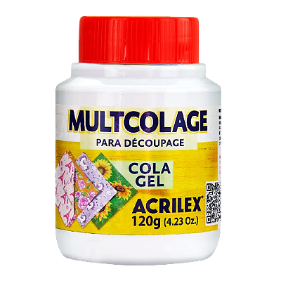 Cola Gel para Découpage Multcolage 120g Acrilex