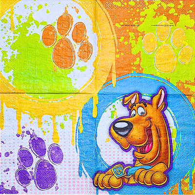 Guardanapo para Decoupage 33x33 Scooby Doo