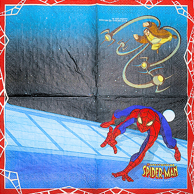 Guardanapo para Decoupage 33x33 Homem Aranha